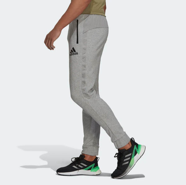 Adidas AEROREADY Designed to Move Sport Motion Logo Pants Grey