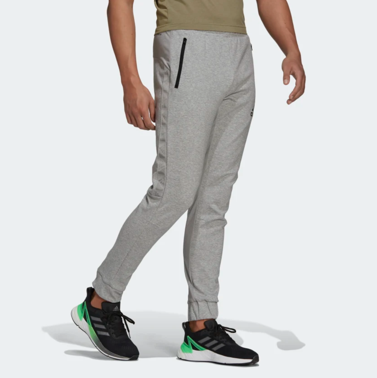 Adidas AEROREADY Designed to Move Sport Motion Logo Pants Grey H28789 Sportstar Pro Newcastle, NSW 2300 Australia. 4