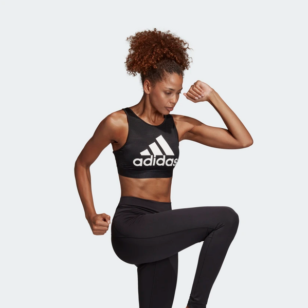 Adidas 2.0 Halter Logo Bra Black DU1283 Sportstar Pro Newcastle, 2300 NSW. Australia. 4