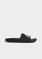 Adidas Adilette Cloudfoam Plus Logo Slides Black CG3425