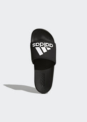 Adidas Adilette Cloudfoam Plus Logo Slides Black CG3425