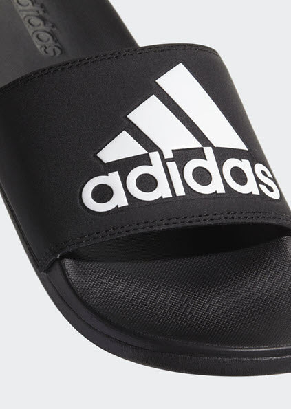 Adidas Adilette Cloudfoam Plus Logo Slides Black CG3425