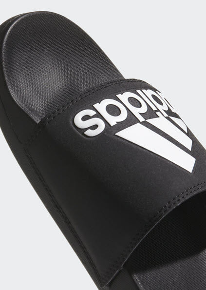 Adidas Adilette Cloudfoam Plus Logo Slides Black CG3425