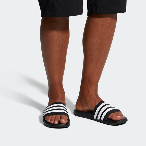 Adidas Adilette Cloudfoam Plus Stripes Men's Slides Black White AP9971 Sportstar Pro Newcastle, 2300 NSW. Australia. 2