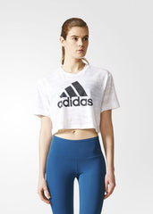 Adidas Aeroknit Crop Tee White BQ5788. Sportstar Pro Newcastle, 2300 NSW. Australia.
