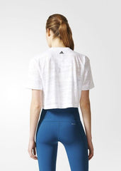 Adidas Aeroknit Crop Tee White BQ5788. Sportstar Pro Newcastle, 2300 NSW. Australia.