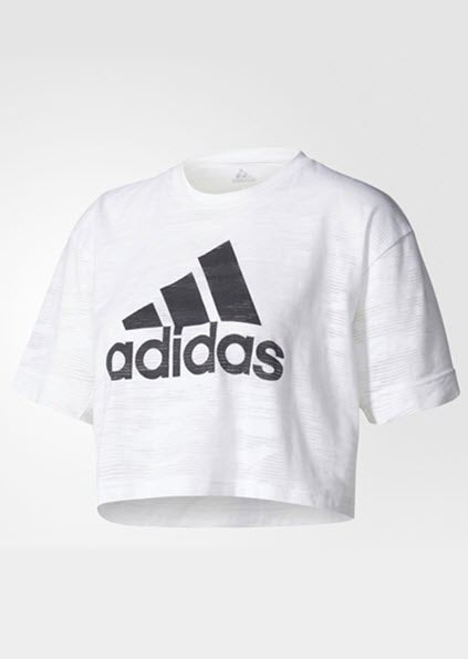Adidas Aeroknit Crop Tee White BQ5788. Sportstar Pro Newcastle, 2300 NSW. Australia.