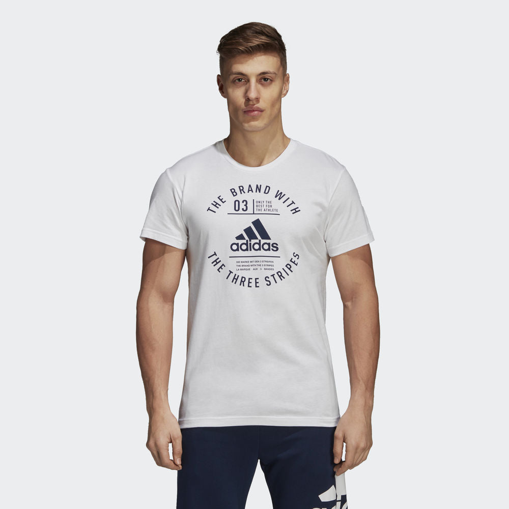 Adidas Emblem Tee White DH6873 Sportstar Pro  Newcastle, 2300 NSW Australia. 1
