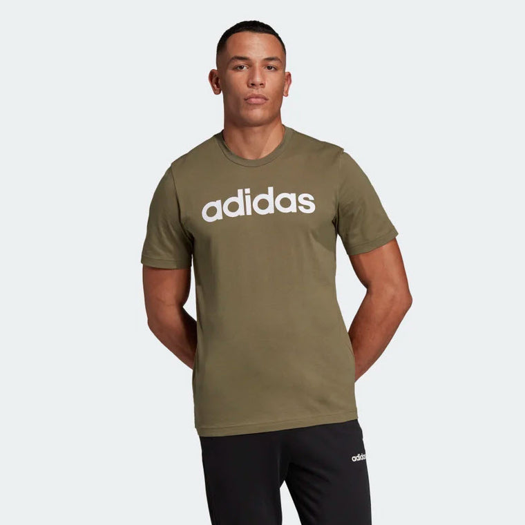Adidas Essentials Linear T-Shirt Raw Khaki DU0412