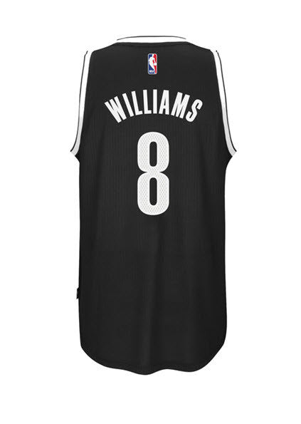 2012-14 Brooklyn Nets Williams #8 adidas Swingman Home Jersey (Excellent) L