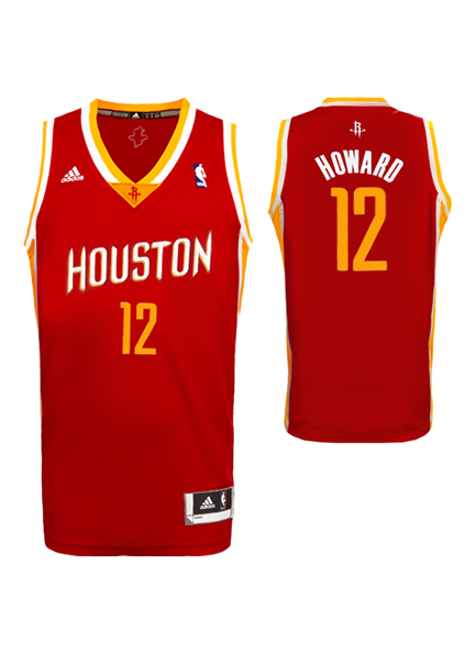  adidas Dwight Howard Houston Rockets NBA Men's Red Name &  Number Player Jersey T-Shirt (S) : Sports & Outdoors