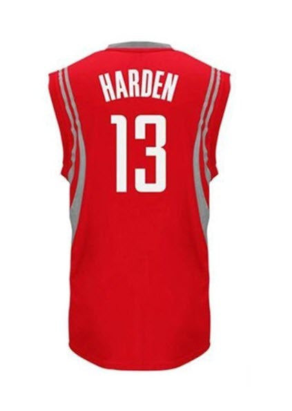 adidas, Pajamas, Adidas James Harden Houston Rockets Goto Tshirt Mens  Large Red Jersey Tee