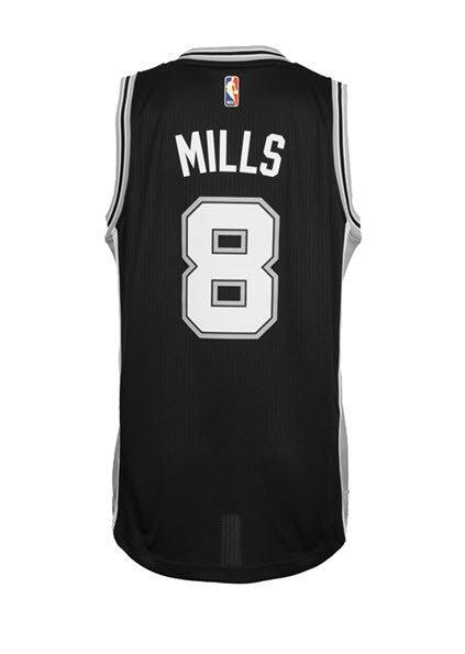 Adidas NBA INT Swingman San Anontio Spurs Jersey Patrick MILLS Black A58678. Sportstar Pro. 519 Hunter Street Newcastle, NSW 2300 Australia