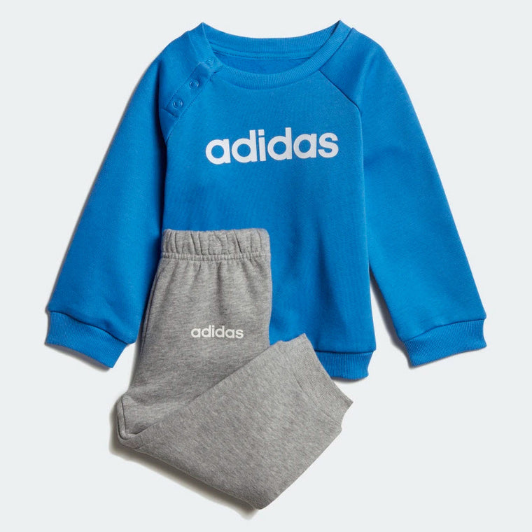 Adidas Kids Linear Fleece Jogger Set Blue DV1265