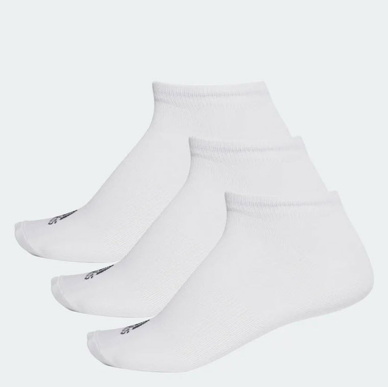 Adidas Performance No-Show Thin Socks 3 Pair White AA2311
