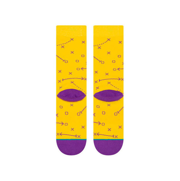 Stance NBA Lakers Playbook Socks Yellow M545A19LAK Sportstar Pro Newcastle, 2300 NSW Australia. 3