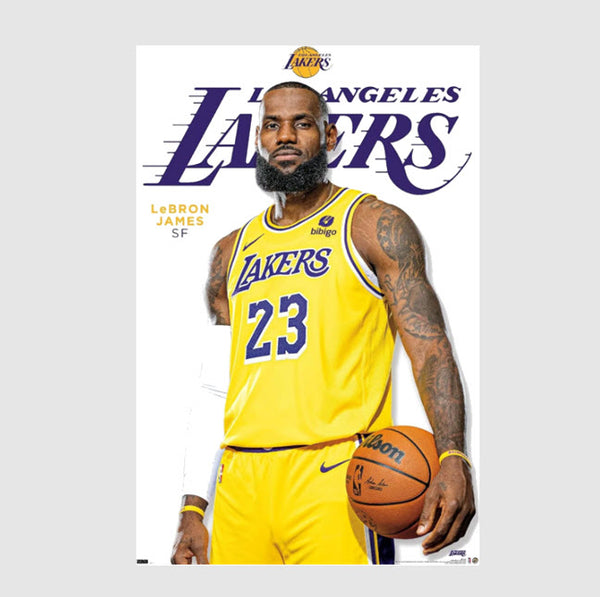 NBA LA Lakers Lebron James Feature Series 23 Poster