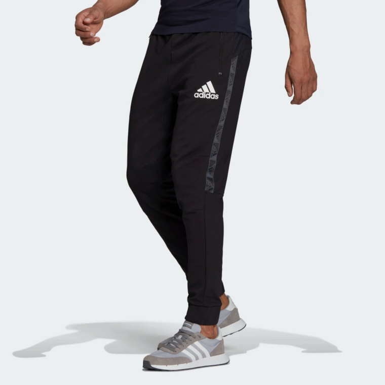 Adidas AEROREADY Designed to Move Sport Motion Logo Pants Black H28788