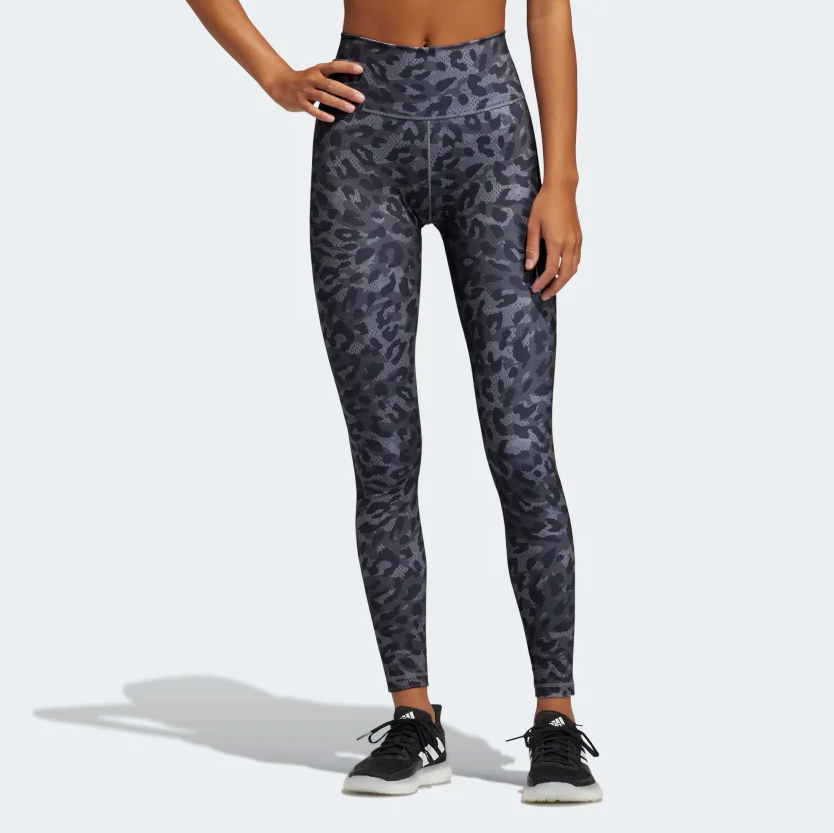 Adidas Believe This 2.0 Graphic Long Tights Grey Three Black