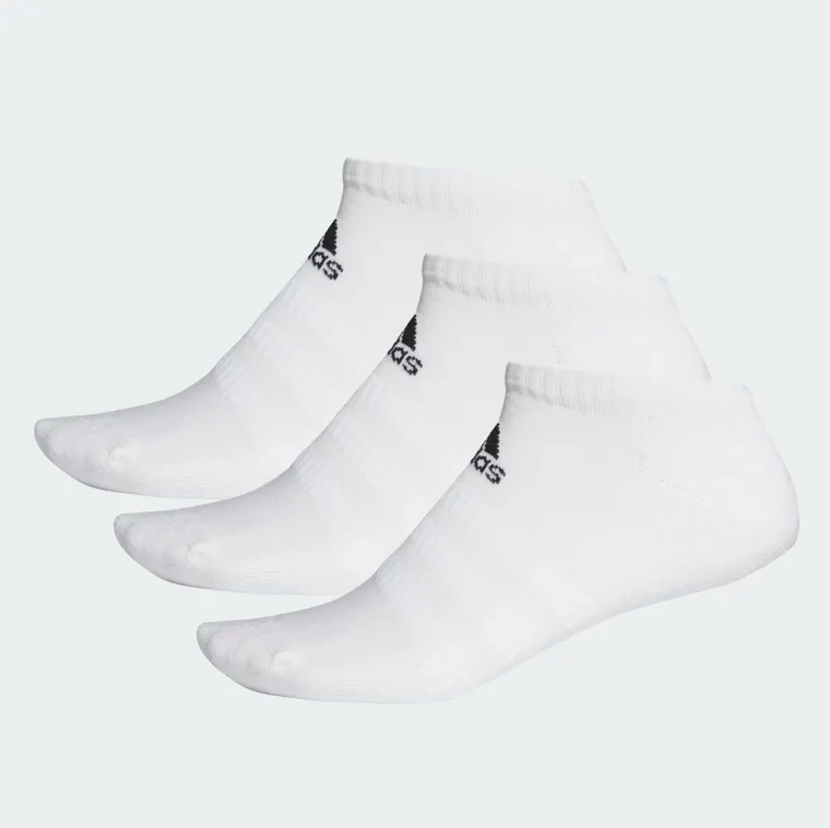 Adidas Cushioned Low-Cut Socks 3 Pairs White