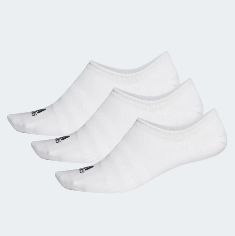 Adidas Light No-Show Socks 3 Pairs White DZ9415