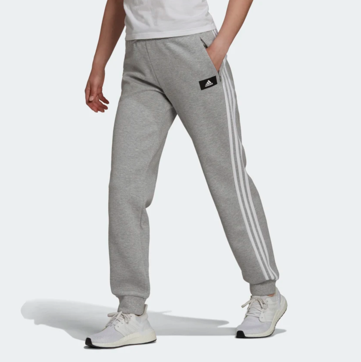 Adidas Sportswear Future Icons 3-Stripes Regular Fit Women\'s Pants Gre –  Sportstar Pro