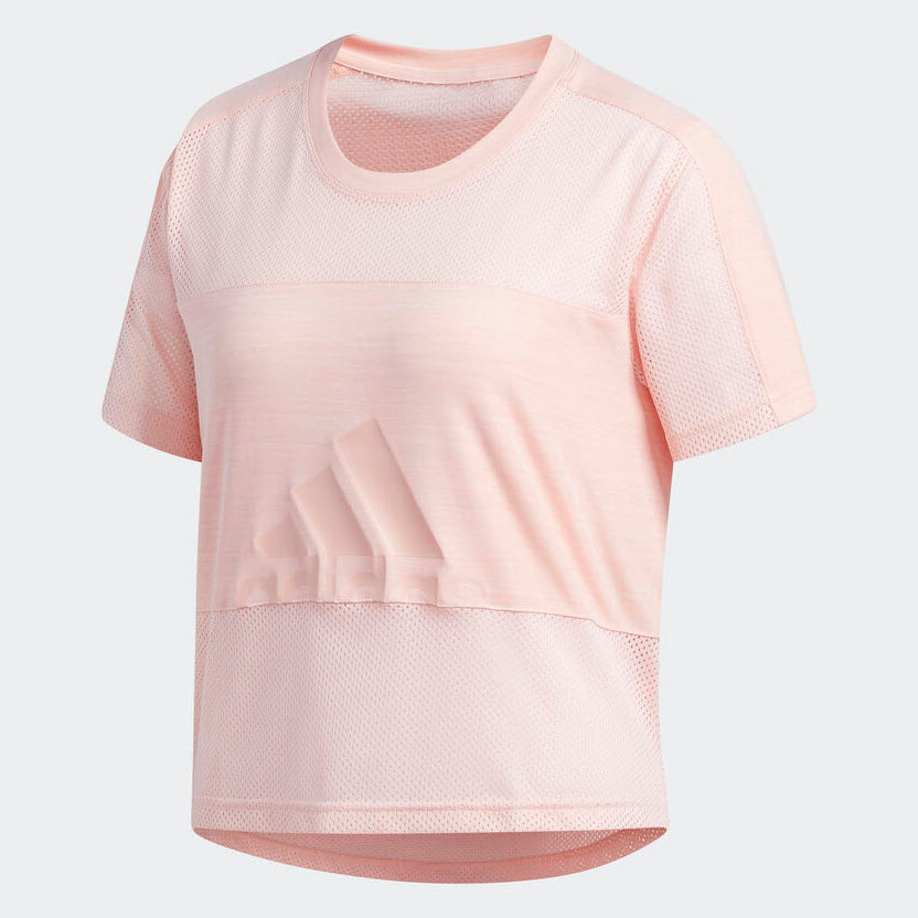 Adidas Badge of Sport Mesh Tee Glow Pink FH8071 Sportstar Pro Newcastle, 2300 Australia. 5