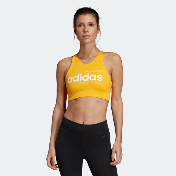 Adidas Brilliant Basic Bra Active Gold EI0796 Sportstar Pro Newcastle, 2300 NSW. Australia. 1
