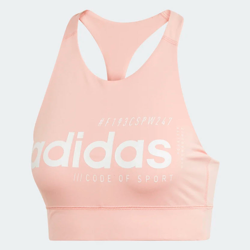Adidas Brilliant Basic Bra Glow Pink EI0794 Sportstar Pro Newcastle, 2300 NSW. Australia. 5