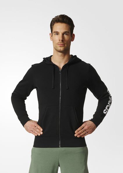 Adidas Essentials Linear Hoodie Black S98796