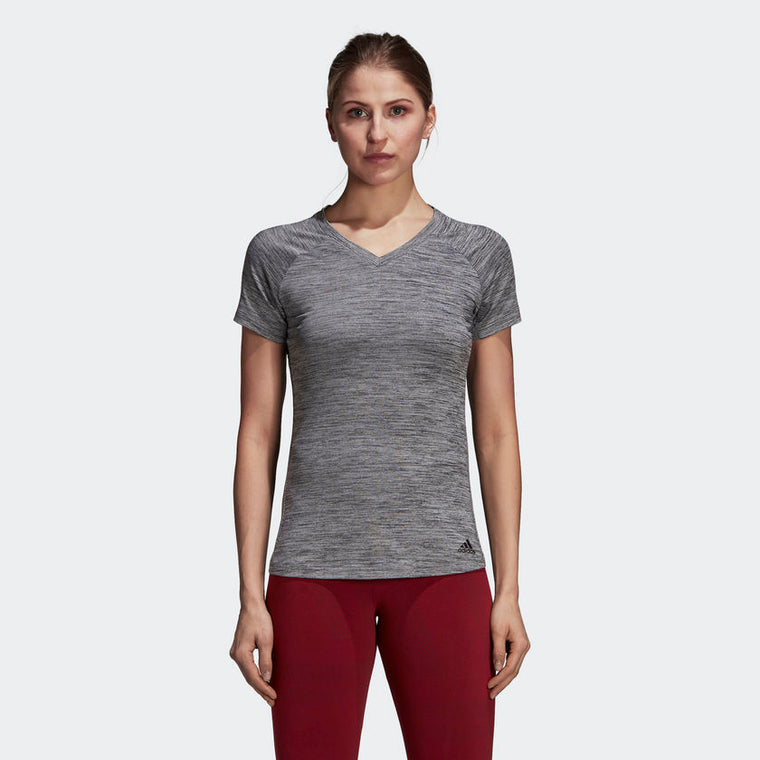 Adidas FreeLift Fitted Tee Heather/Grey Two CZ7999