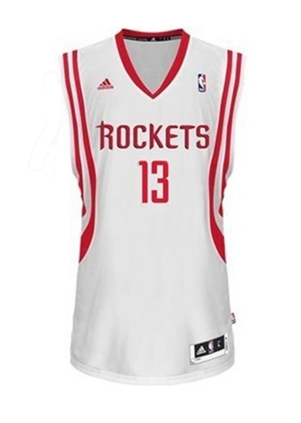 Adidas James Harden Houston Rockets NBA Jersey #13 Red Youth Medium
