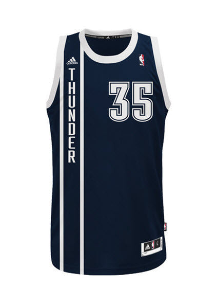 Adidas NBA Mens Oklahoma City Thunder Kevin Durant #35 Alternate Swingman  Jersey 