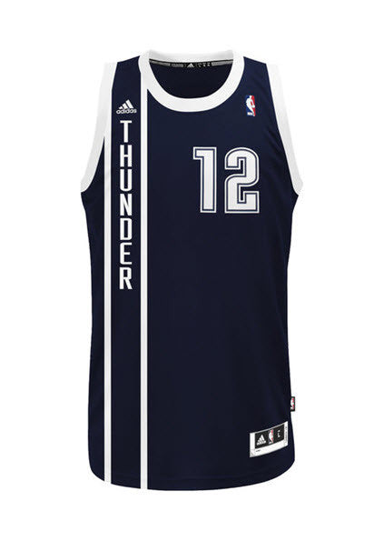 Adidas INT Swingman NBA Oklahoma City Thunder Jersey ADAMS #12 A46193 Navy