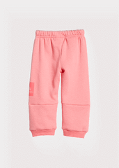 Adidas Infant Essentials 3Stripes Full Zip Fleece Jogger Pink/Grey CF7390