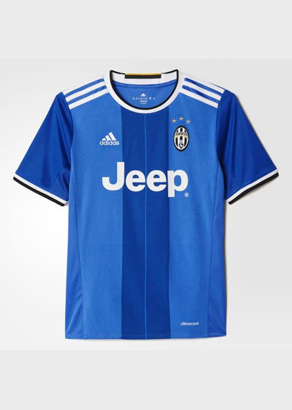 Adidas Juventus Away Replica Jersey Youth Vivid Blue/Victory Blue/White (AI6228) When the storied Italian club has an away match, Juve players wear a version of this men's football jersey. Made in lightweight polyester with climacool ventilation to help air move in and around your body. Finished with a woven Juventus   Sportstar Pro. 519 Hunter Street Newcastle, 2300 NSW. Australia.