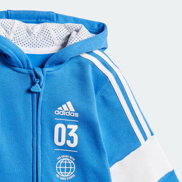 Adidas Kids Fleece Jogger Set Blue DV1276 Sportstar Pro Newcastle, 2300 NSW. Australia. 6