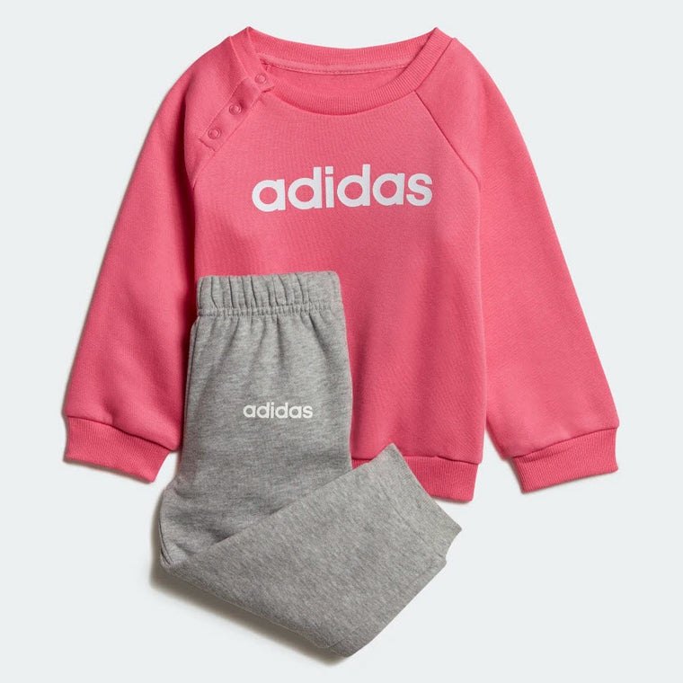 Adidas Kids Linear Fleece Jogger Set Pink DV1287