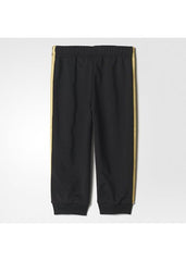 Adidas Kids Shiny Hooded Jogger Set Black/Gold Metallic CE9705 - Kids Training. Sportstar Pro. 519 Hunter Street Newcastle, 2300 NSW. Australia