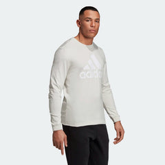 Adidas Must Haves Badge of Sport Long Sleeve Tee Raw White DQ160 Sportstar Pro Newcastle, 2300 NSW. Asutralia. 4