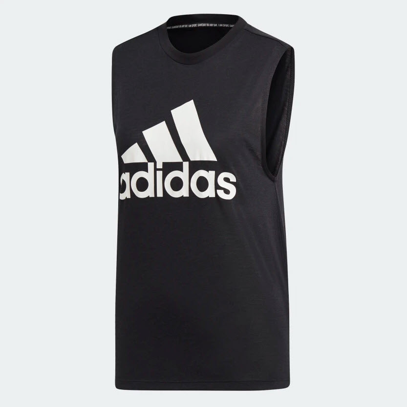 Adidas Must Haves Badge of Sport Tank Top Black DU0003 Sportstar Pro Newcastle NSW Australia. 5