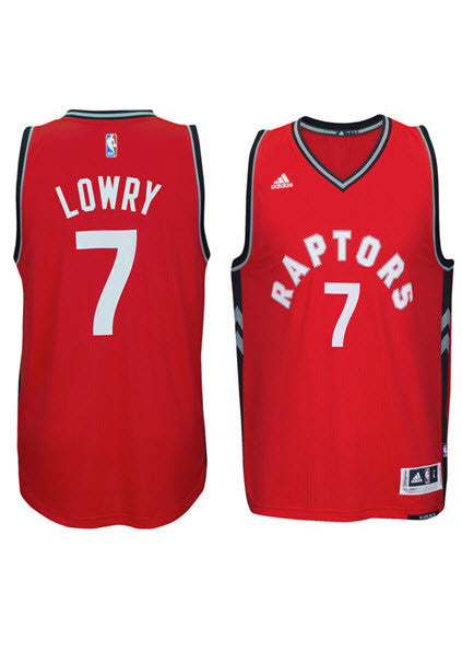 Adidas NBA INT Swingman Toronto Raptors Jersey LOWRY #7 AL7152 Red