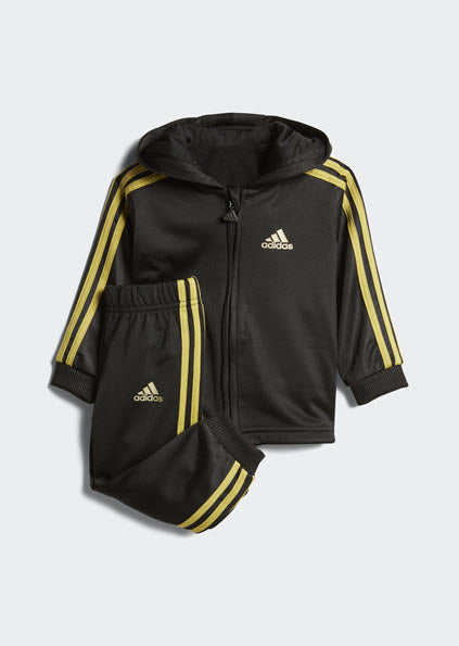 Adidas Shiny Hooded Jogger Black/Gold Metallic CF7396