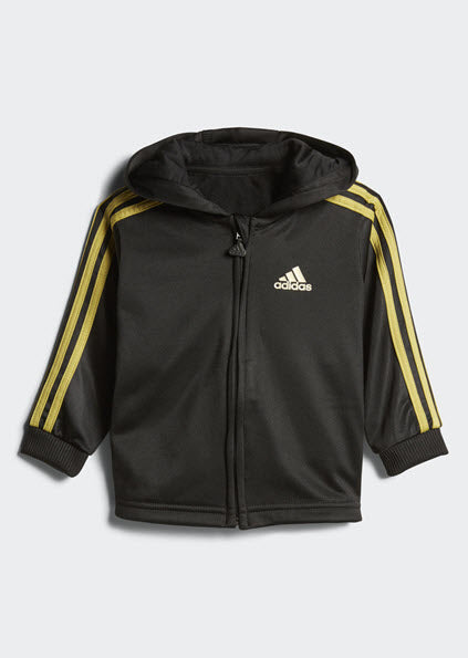 Adidas Shiny Hooded Jogger Black/Gold Metallic CF7396