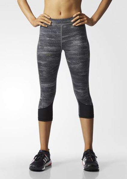 adidas, Pants & Jumpsuits, Adidas Holographic Black Capri Climalite  Leggings Size Medium