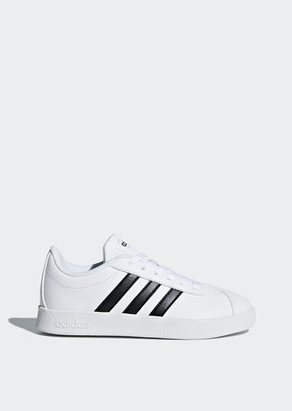 Adidas VL Court Kids Shoes White/Black DB1831 - Main Image