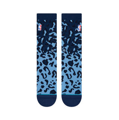 Stance NBA Logoman Leopard Blue Socks M556A19LEO Sportstar Pro Newcastle, 2300 NSW. Australia. 2